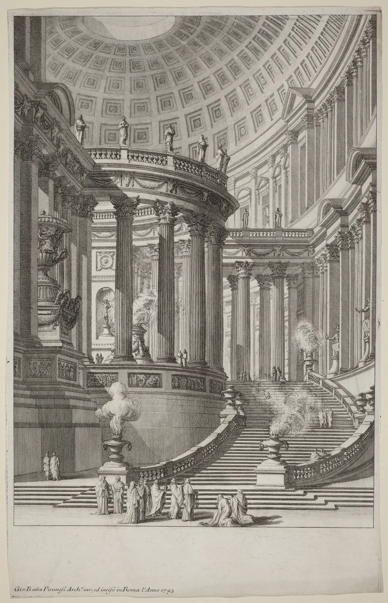 Tempio antico by Giovanni Battista Piranesi, print, 1748-1749