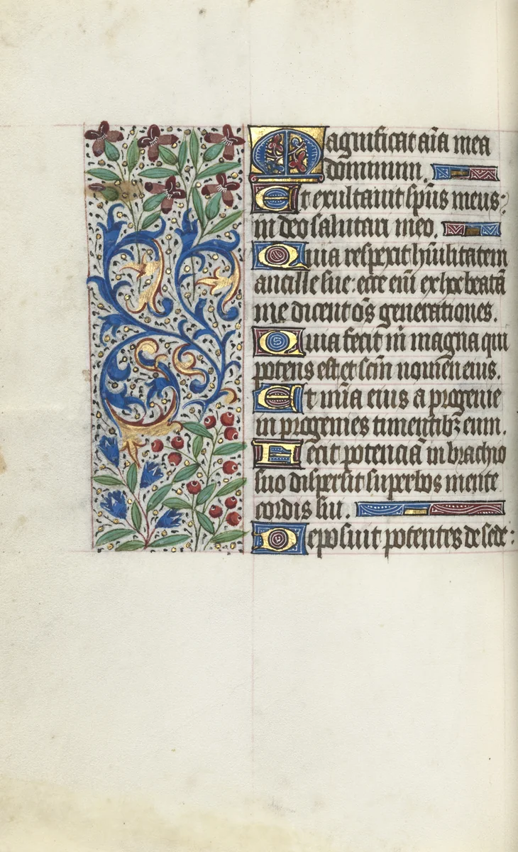 Book of Hours (Use of Rouen): fol. 107v by Master of the Geneva Latini, book, 1465-1475