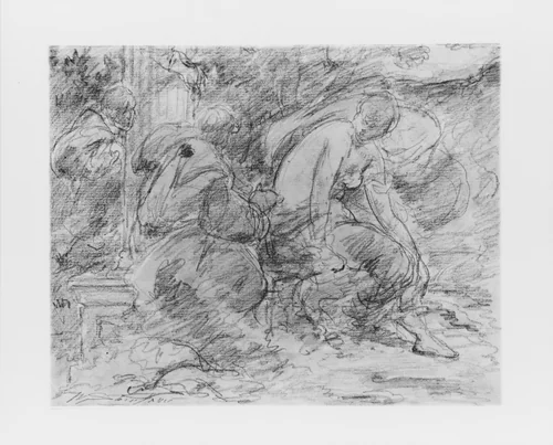 Susanna and the Elders by Walter Shirlaw, artwork, 1838-1909