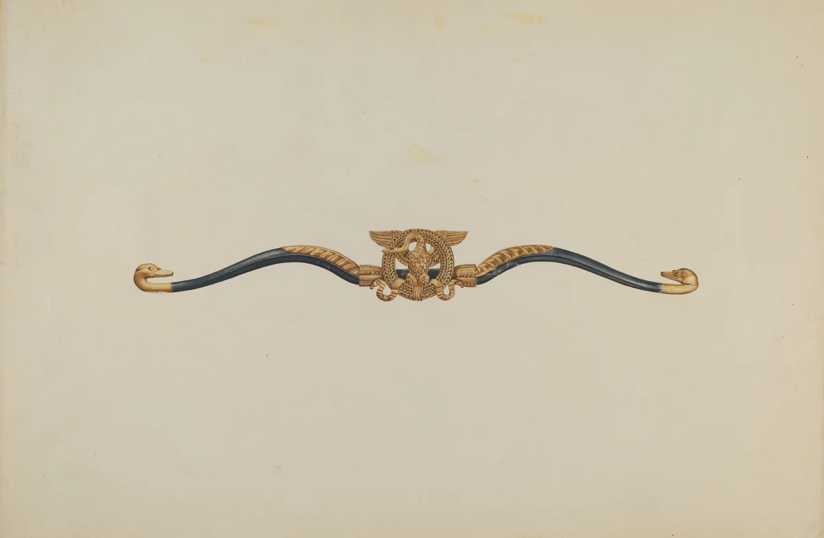 Window Cornice by Henry Murphy, index of american design, 1935-1942