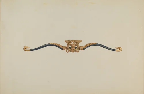 Window Cornice by Henry Murphy, index of american design, 1935-1942