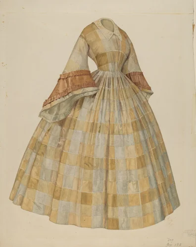 Dress by Julie C. Brush, index of american design, 1938