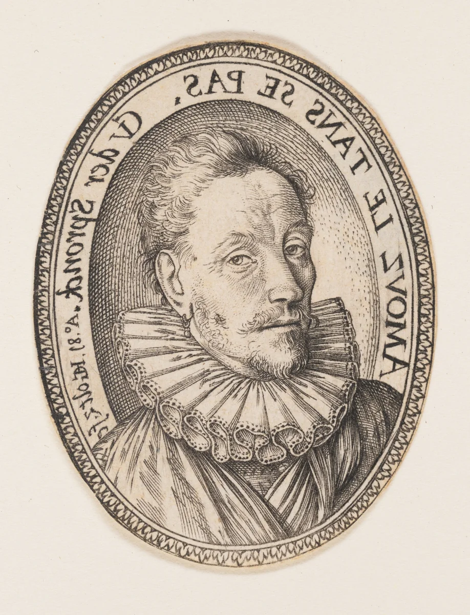 Gheraert van der Spronck by Hendrick Goltzius, print, 1581