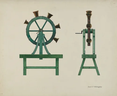 Altar Chimes by David P Willoughby, index of american design, 1936
