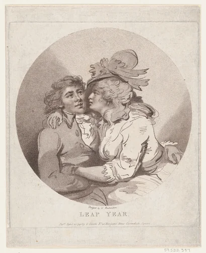 Leap Year by T. Smith, print, 1790