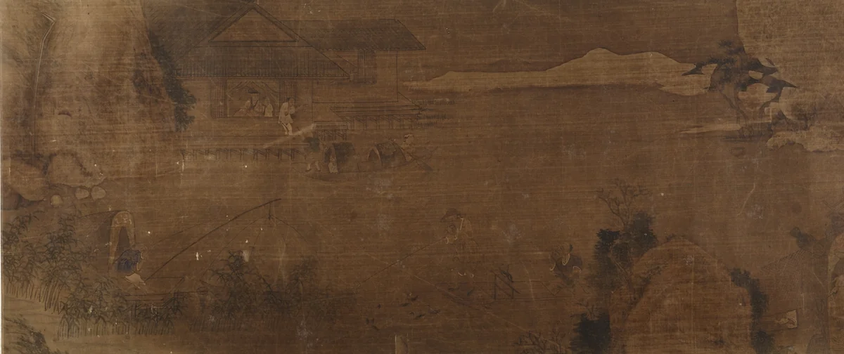 Fishing Scene by Unidentified Artist, painting, 1368-1911