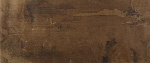 Fishing Scene by Unidentified Artist, painting, 1368-1911