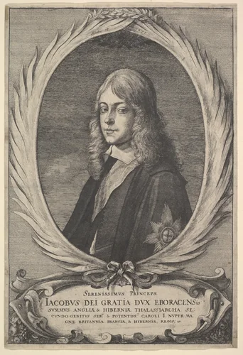 James, Duke of York by Wenceslaus Hollar, print, 1651