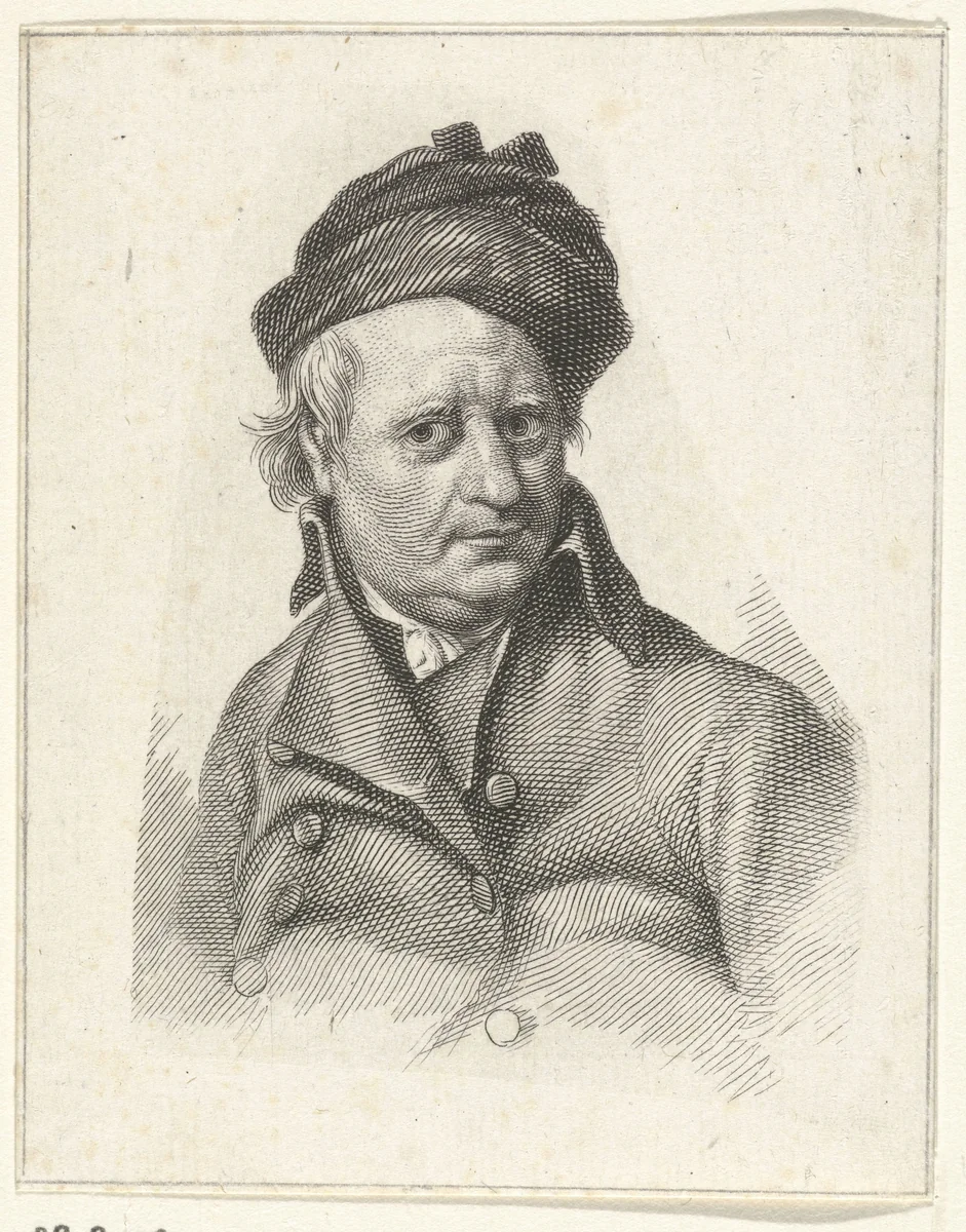 Portret van Wybrand Hendriks by Jacob Ernst Marcus, print, 1820