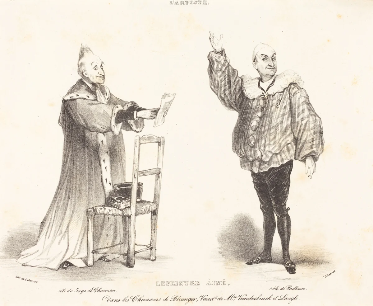 Lepeintre Ainé by Tony Johannot, print, 1831
