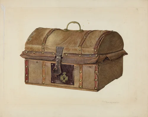 Miniature Chest by Carl Buergerniss, index of american design, 1939