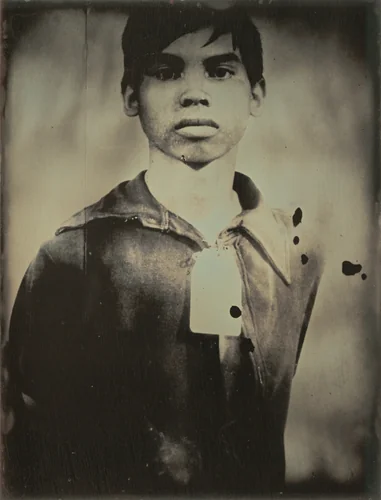 Ghost of Tuol Sleng Genocide Museum #1 by Binh Danh, photograph, 2008