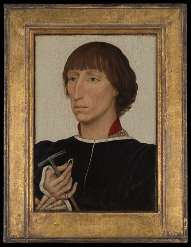 Francesco d'Este (born ca. 1429, died after 1486) by Rogier van der Weyden, painting, 1455-1465
