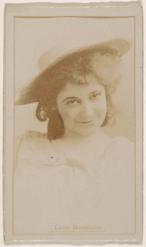 Lena Northern, from the Actresses series (N245) issued by Kinney Brothers to promote Sweet Caporal Cigarettes by Kinney Brothers Tobacco Company, photograph, 1890