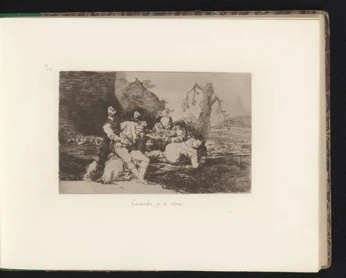 Medische handelingen in een veldhospitaal by Francisco de Goya, book, 1810-1820