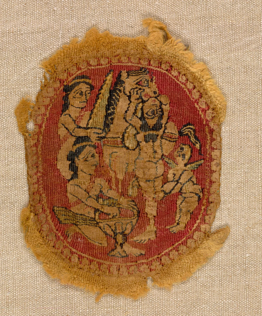Five Round Segmenta by Unknown, textile, 650-750