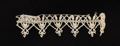 Bobbin Lace (Needlepoint Design) Edging of Points by Unknown, textile, 1550-1599