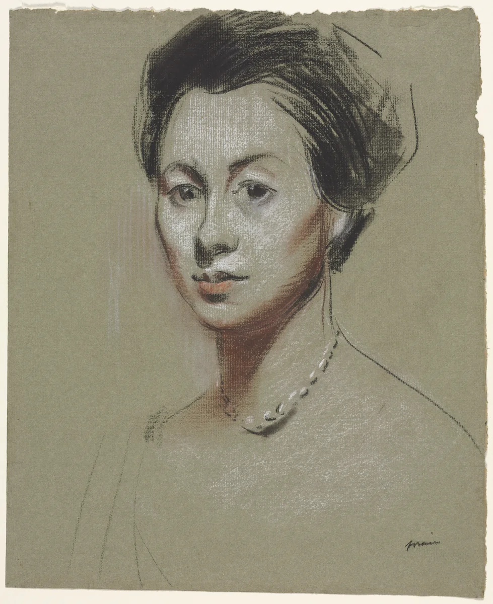 Ava Mendelsohn by Jean-Louis Forain, drawing, 1852-1931
