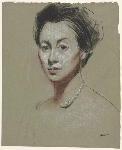 Ava Mendelsohn by Jean-Louis Forain, drawing, 1852-1931
