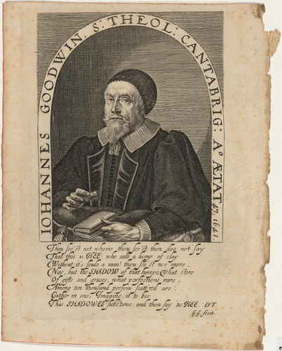 John Goodwin by George Glover, print, 1642