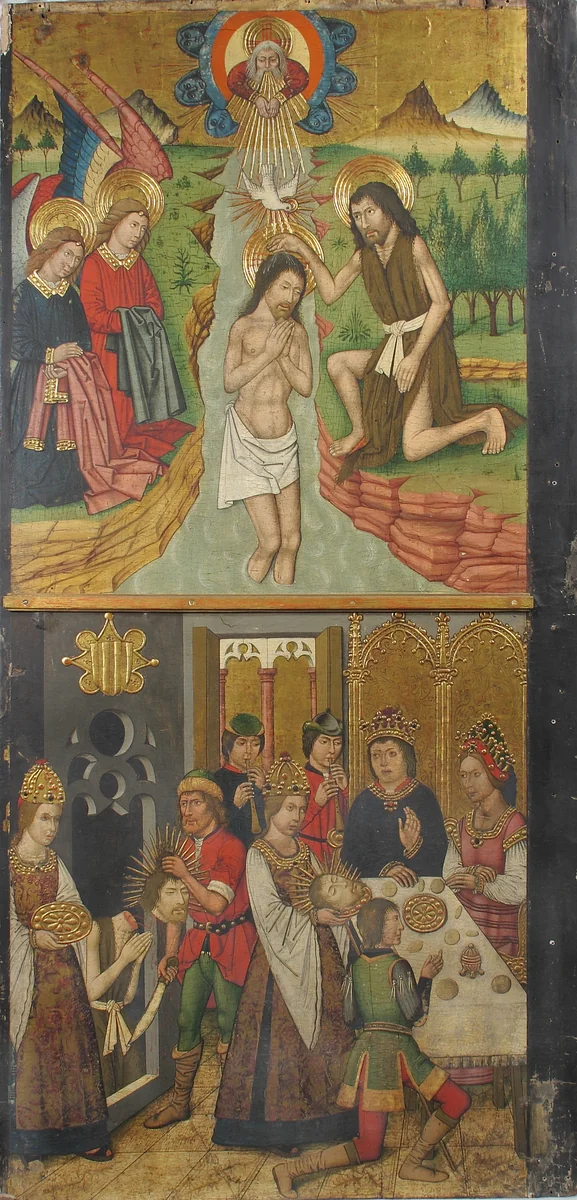 Panel from Saint John Retable by Domingo Ram, painting, 1464-1507