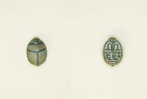 Scarab: Floral Motif by Egyptian, other, -2055--1650