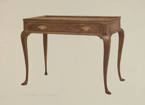 Serving Table by John Swientochowski, index of american design, 1939