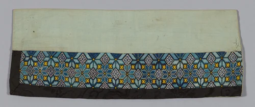 Band (from Woman's Trousers) by China, textile, 1875-1900
