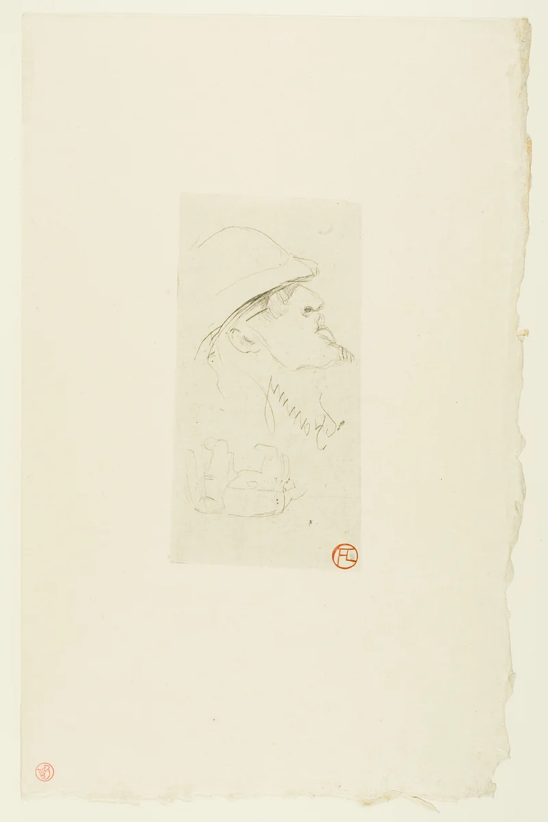 The Explorer by Henri de Toulouse-Lautrec, print, 1898