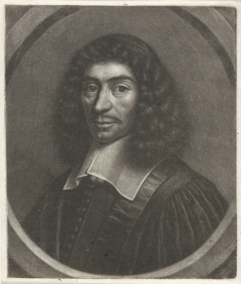 Portret van de theoloog en dichter Alexander Morus by Wallerant Vaillant, print, 1658-1677