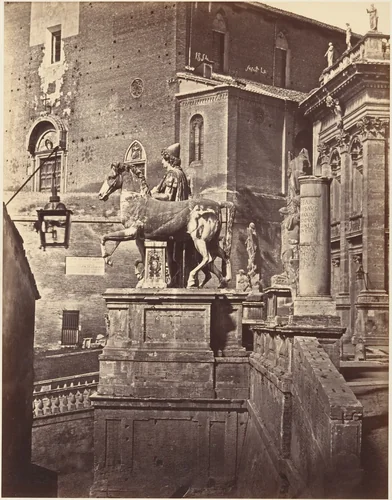 Uno dei Colossi di Campedoglio by Eugène Constant, photograph, 1848-1852