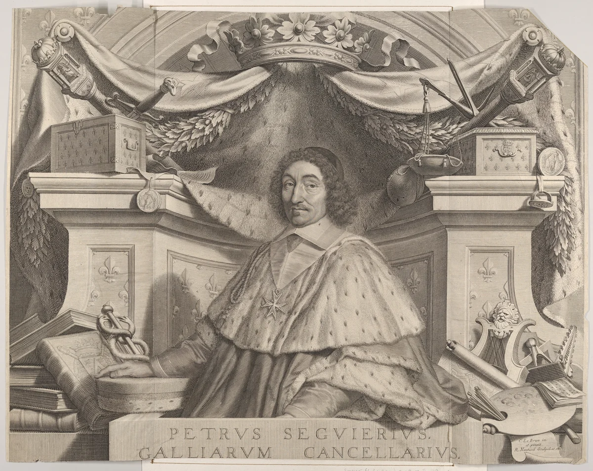 Le chancelier Pierre Séguier by Robert Nanteuil, print, 1651-1661