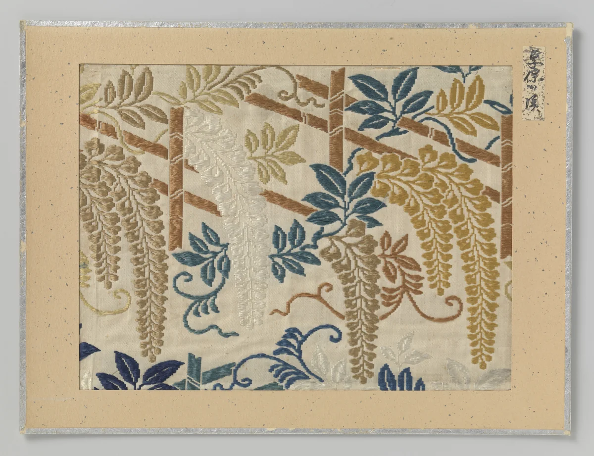 Fragment textiel by anonymous, textile, 1716-1736