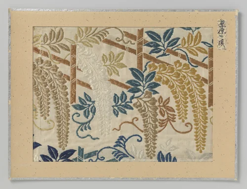 Fragment textiel by anonymous, textile, 1716-1736