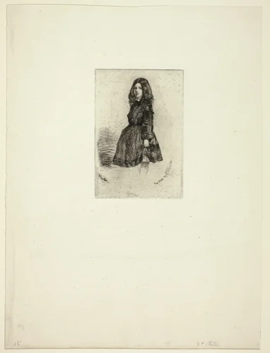 Annie by James McNeill Whistler, print, 1857-1858