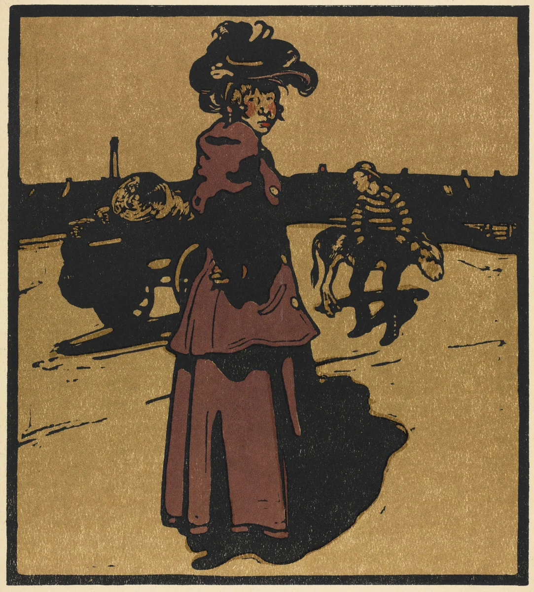 London Types: Costermonger by William Nicholson, print, 1898