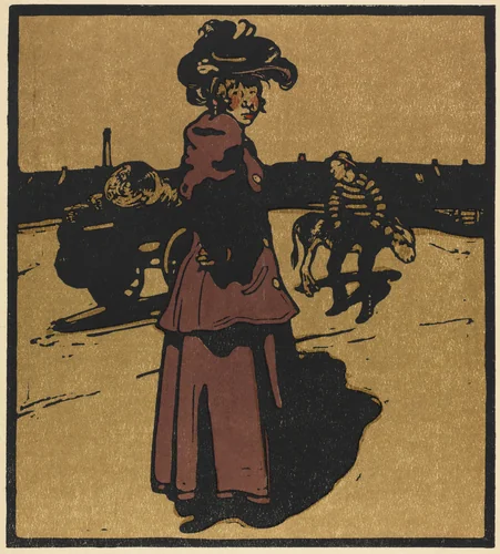 London Types: Costermonger by William Nicholson, print, 1898