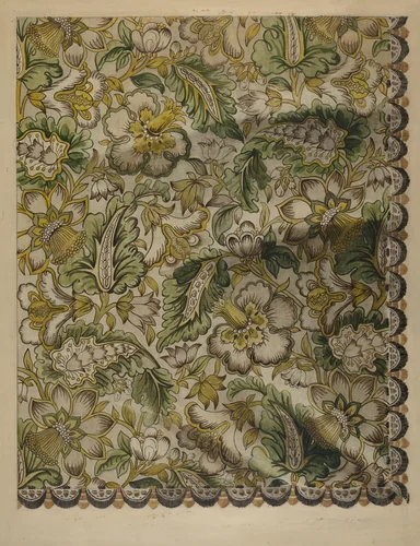 Chintz Square by Daniel Fletcher, index of american design, 1938