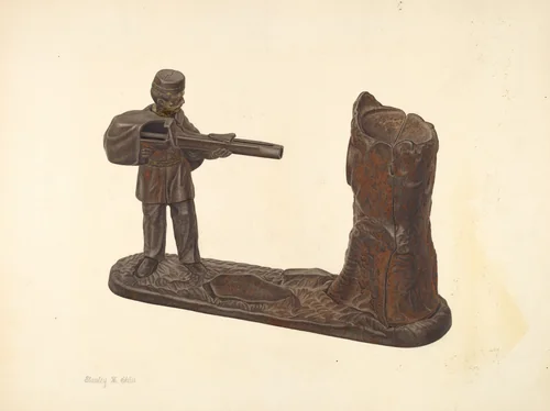 "Creedmore" Penny Bank by Stanley Chin, index of american design, 1940