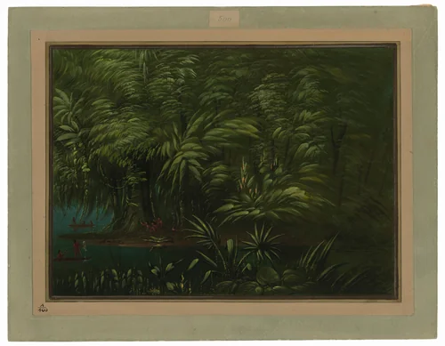 Luxuriant Forest on the Bank of the Amazon by George Catlin, painting, 1854-1869