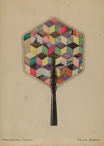 Fire Screen by Maud Schmid, index of american design, 1935-1942