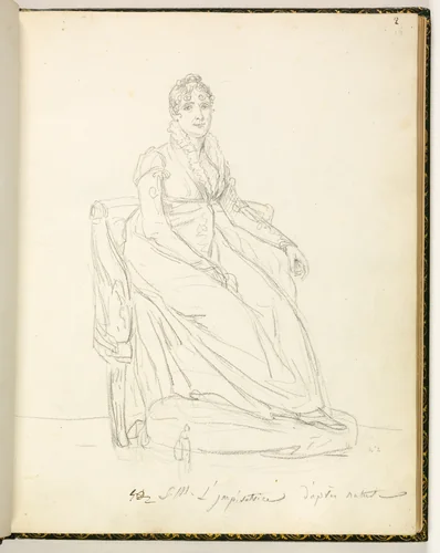 Sketchbook by Jacques-Louis David, book, 1809-1810
