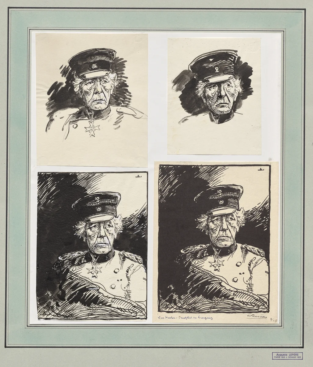 Van Hasler by Auguste Louis Lepère, drawing, 1914