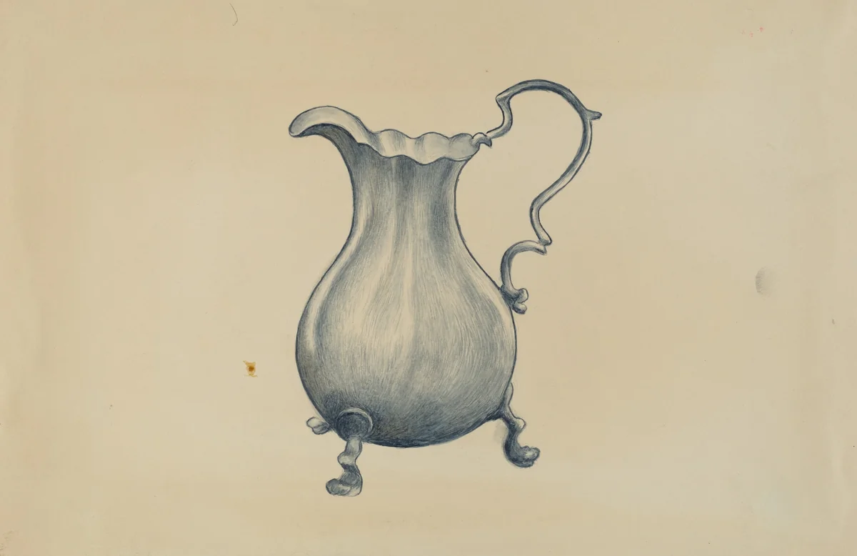 Silver Cream Pitcher by Margaret Stottlemeyer, index of american design, 1936