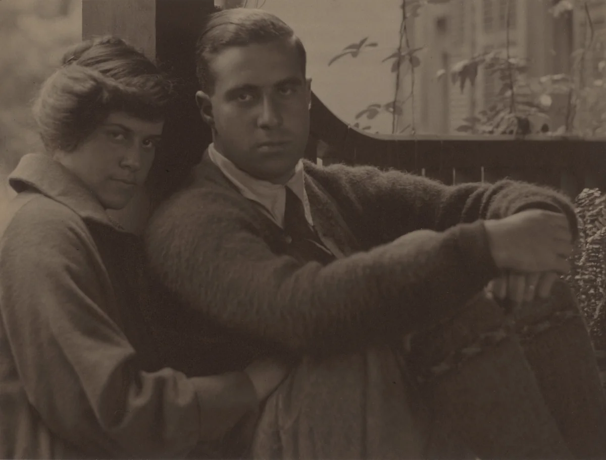 Kitty Stieglitz and Edward Stieglitz by Alfred Stieglitz, photograph, 1918