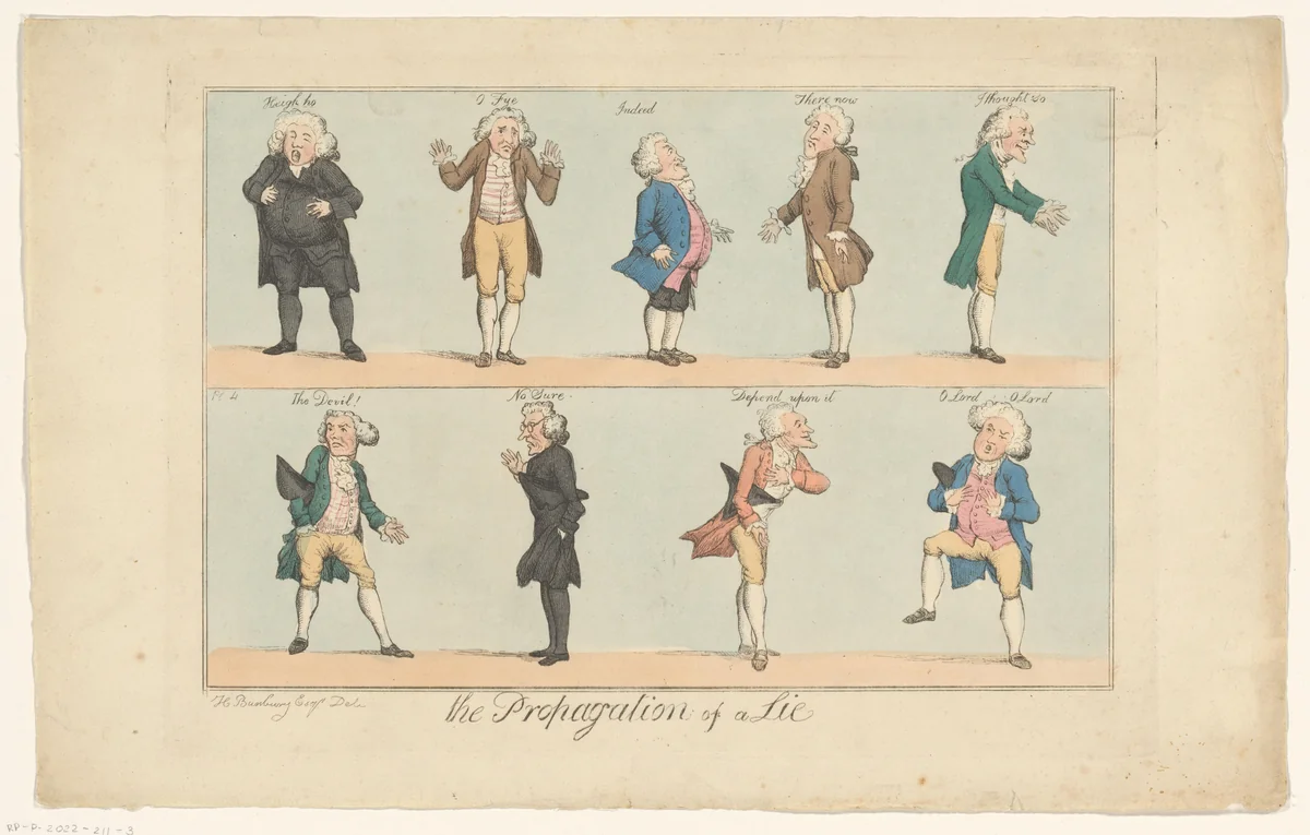 De verspreiding van een leugen by anonymous, other, 1815