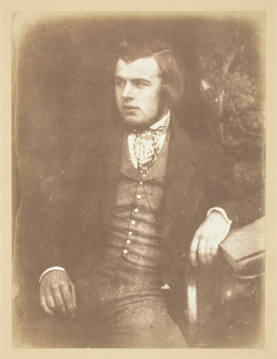 Mr. Brodie, RSA, August 25, 1845, Sculptor, Lived in Cornwell St. by David Octavius Hill, photograph, 1845