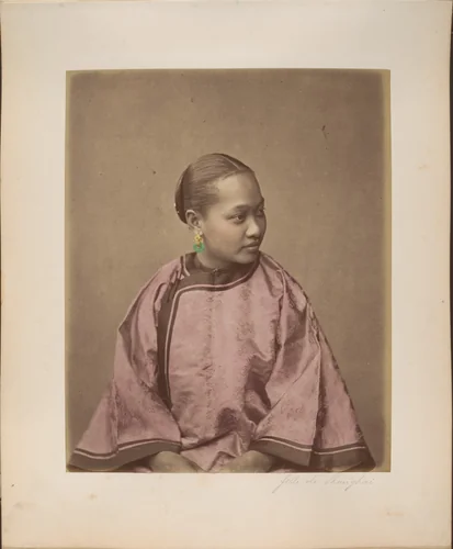 Fille de Shanghai by Raimund von Stillfried, photograph, 1870-1879