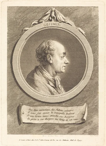 Salomon Gessner by Augustin de Saint-Aubin
Vivant Denon, print, 1775