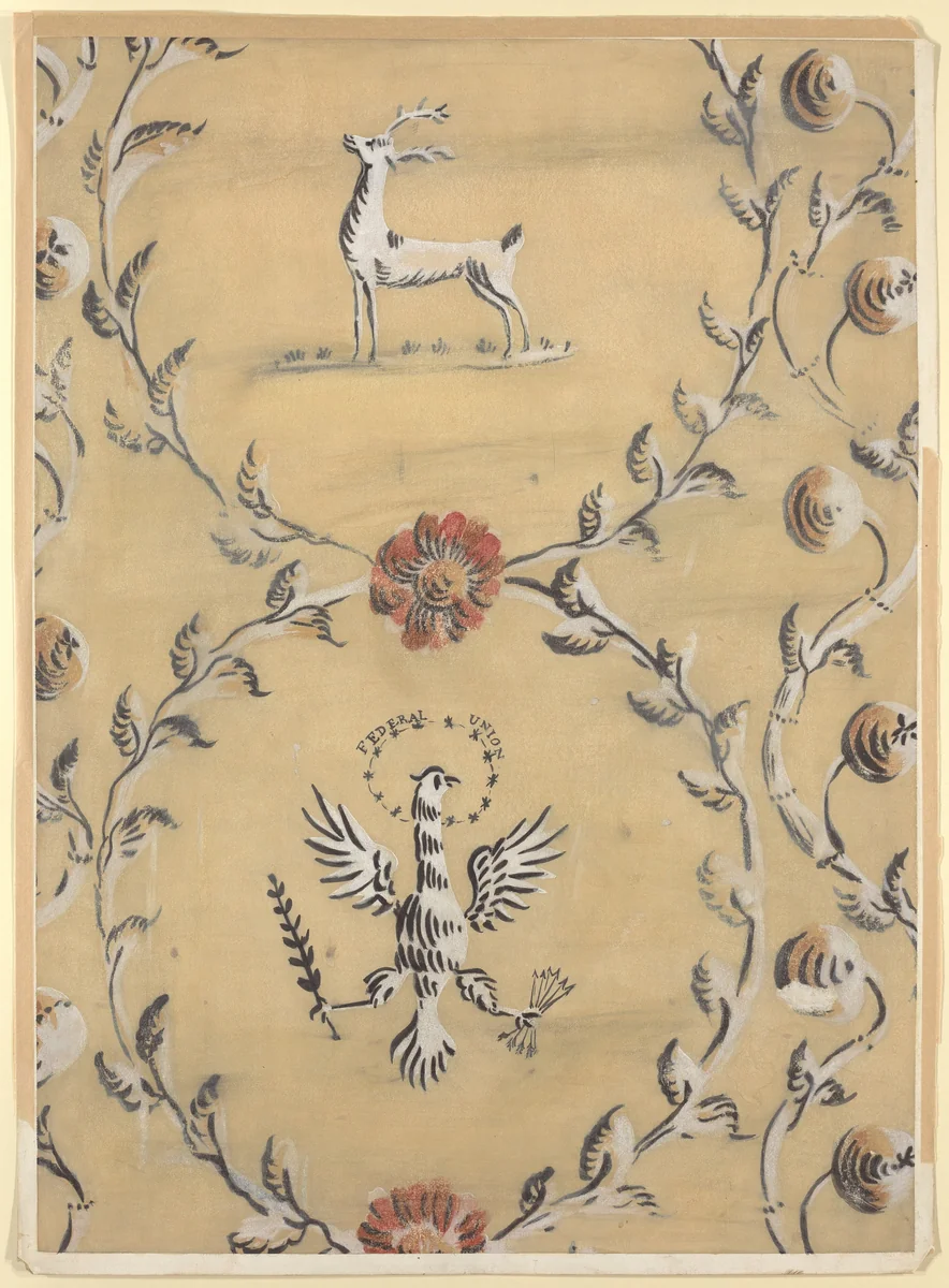 Wall Design by American 20th Century, index of american design, 1935-1942